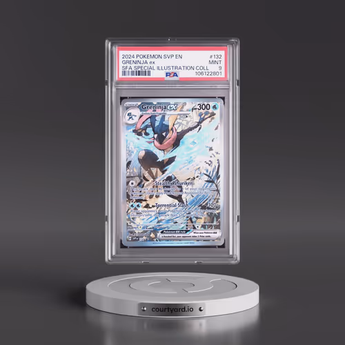 2024 Pokémon Svp EN-SV Black Star Promo #132 Greninja EX - Holo Shrouded Fable Special Illustration