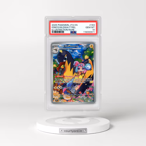 2025 Pokémon Jtg EN-Journey Together #163 Iono's Kilowattrel - Illustration Rare (PSA 10 GEM MINT)
