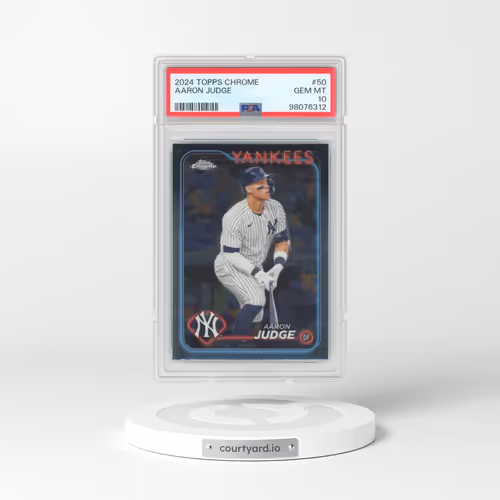 2024 Topps Chrome #50 Aaron Judge (PSA 10 GEM MINT)