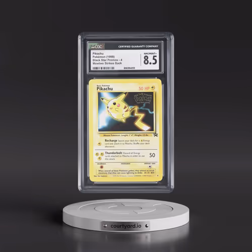 1999 Black Star Promos #4 Pikachu - Mewtwo Strikes Back (CGC 8.5 NM-MT+)