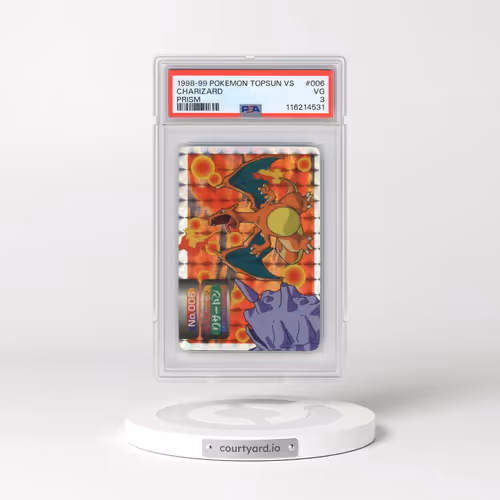 1998-99 Pokémon Topsun VS #006 Charizard - Prism (PSA 3 VG)