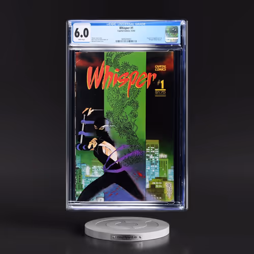 Whisper #1 CGC 6.0 White Pages (Capital Comics, 12/83) - Universal