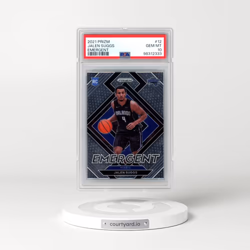 2021 Panini Prizm Emergent #12 Jalen Suggs (PSA 10 GEM MINT)