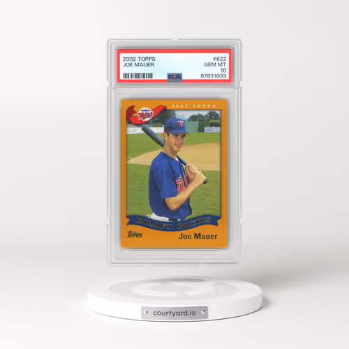 2002 Topps #622 Joe Mauer (PSA 10 GEM MINT)