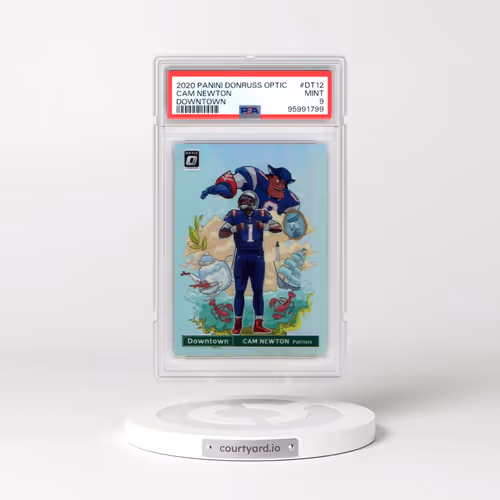 2020 Panini Donruss Optic Downtown #DT12 Cam Newton (PSA 9 MINT)