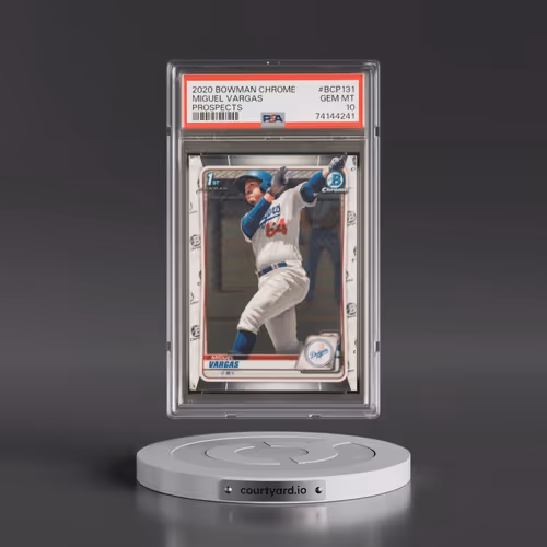 2020 Bowman Chrome Prospects #BCP131 Miguel Vargas (PSA 10 GEM MINT)