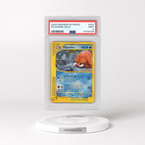 2003 Pokémon Skyridge #H22 Piloswine - Holo (PSA 9 MINT)