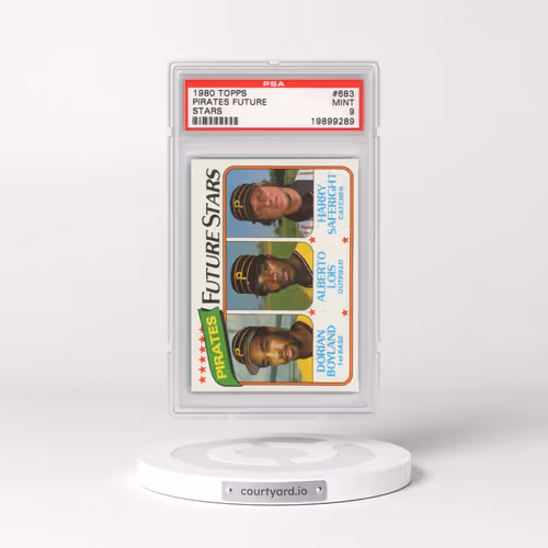 1980 Topps #683 Pirates Future Stars - D.Boyland/A.Lois/H.Saferight (PSA 9 MINT)