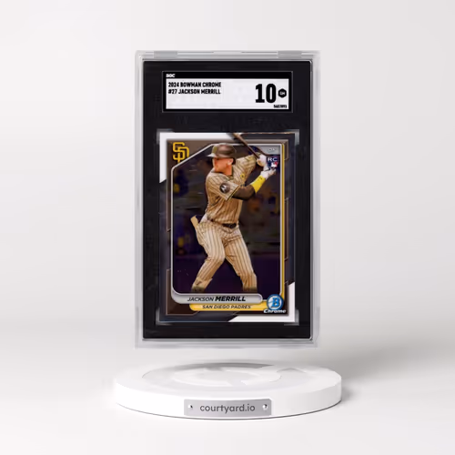 2024 Bowman Chrome #27 Jackson Merrill (SGC 10 GEM MINT)