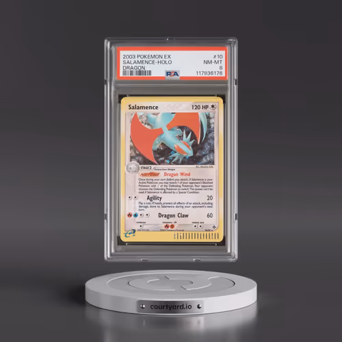 2003 Pokémon EX Dragon #10 Salamence - Holo (PSA 8 NM-MT)