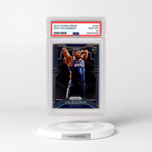 2019 Panini Prizm #248 Zion Williamson (PSA 10 GEM MINT)
