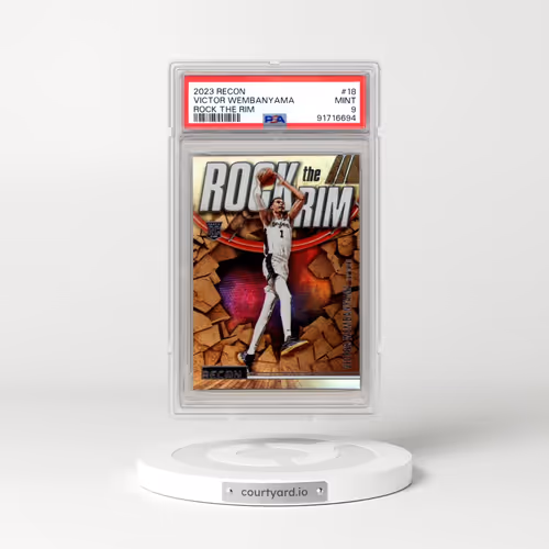 2023 Panini Recon Rock the Rim #18 Victor Wembanyama (PSA 9 MINT)