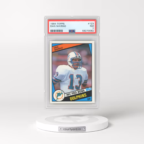 1984 Topps #123 Dan Marino (PSA 7 NM)