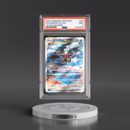 2022 Pokémon Sword & Shield Vstar Universe #228 Darkrai Vstar - Full Art (PSA 9 MINT)