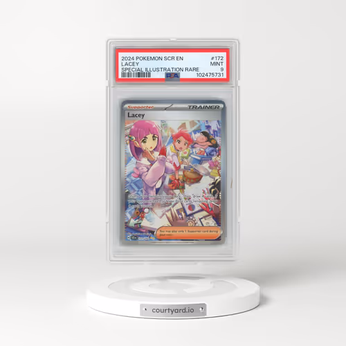 2024 Pokémon Scr EN-Stellar Crown #172 Lacey - Special Illustration Rare (PSA 9 MINT)