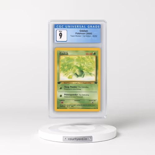 2000 Team Rocket #63/82 Oddish - 1st Edition 1st Edition (CGC 9 MINT)