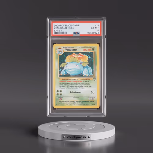 2000 Pokémon Game Base II #18 Venusaur - Holo (PSA 6 EX-MT)