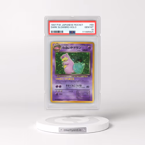 1997 Pokémon Rocket #80 Dark Slowbro - Holo (PSA 10 GEM MINT)