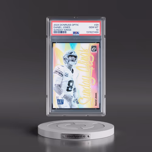 2024 Panini Donruss Optic Sunday Kings #29 Daniel Jones (PSA 10 GEM MINT)