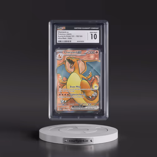 2023 Scarlet & Violet 151 - MEW EN #183/165 Charizard ex - Ultra Rare Holo (CGC 10 GEM MINT)