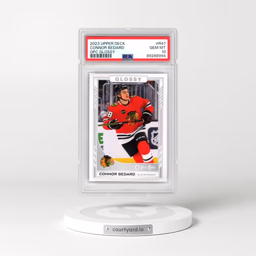 2023 Upper Deck OPC Glossy #R47 Connor Bedard (PSA 10 GEM MINT)