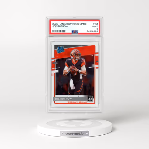 2020 Panini Donruss Optic #151 Joe Burrow (PSA 9 MINT)