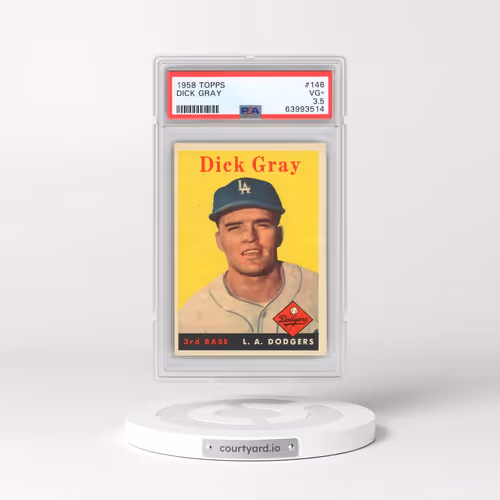 1958 Topps #146 Dick Gray (PSA 3.5 VG+)