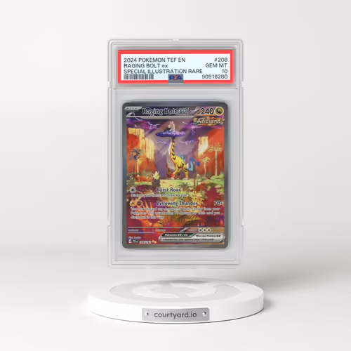 2024 Pokémon Tef EN-Temporal Forces #208 Raging Bolt EX - Holo Special Illustration Rare (PSA 10 GEM