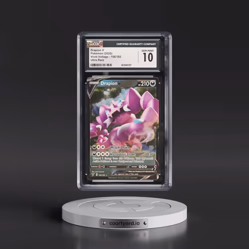 2020 Vivid Voltage #106/185 Drapion V - Holo Ultra Rare (CGC 10 GEM MINT)