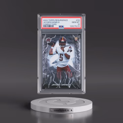 2024 Topps Resurgence Conductors #C6 Jayden Daniels (PSA 10 GEM MINT)