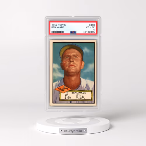 1952 Topps #389 Ben Wade (PSA 4 VG-EX)