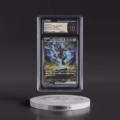 2025 Pokémon Sv11b-Black Bolt #169 Zekrom EX - Holo Special Art Rare (CGC 10 PRISTINE)