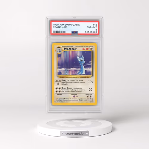 1999 Pokémon Game #18 Dragonair (PSA 8 NM-MT)
