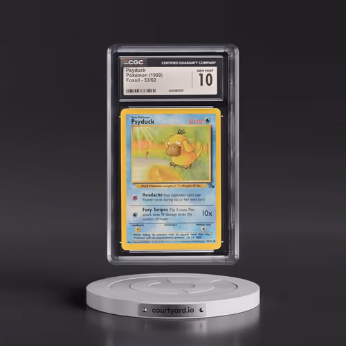 1999 Fossil #53/62 Psyduck (CGC 10 GEM MINT)