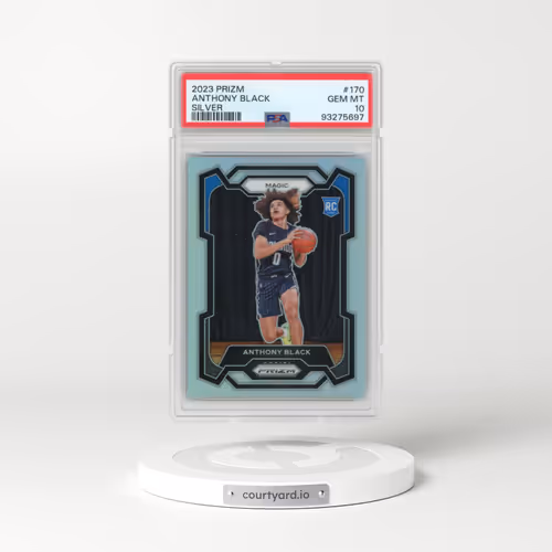 2023 Panini Prizm #170 Anthony Black - Silver Prizm (PSA 10 GEM MINT)