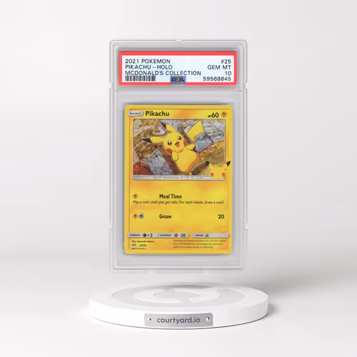 2021 Pokémon Mcdonald's Collection #25 Pikachu - Holo (PSA 10 GEM MINT)