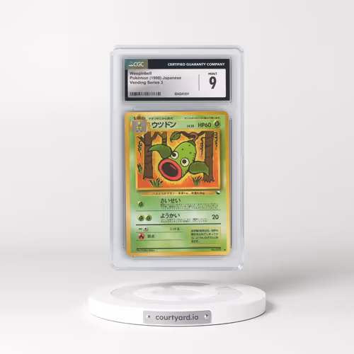 1998 Vending Series 3 (Pokeball Symbol. Glossy) Weepinbell (CGC 9 MINT)