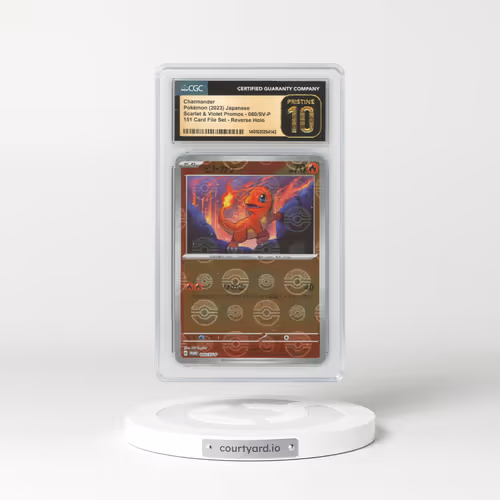 2022 Japanese Scarlet & Violet Promos #060/SV-P Charmander - Holo Poke Ball Reverse Holo (CGC 10 PRISTINE)