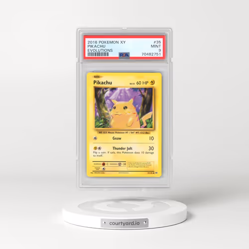 2016 Pokémon XY Evolutions #35 Pikachu (PSA 9 MINT)