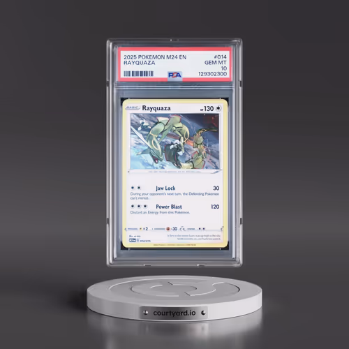 2025 Pokémon M24 EN-Mcdonald's Collection #014 Rayquaza (PSA 10 GEM MINT)