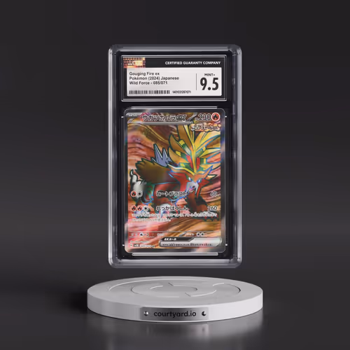 2024 Wild Force #085/071 Gouging Fire ex - Super Rare Holo (CGC 9.5 MINT+)