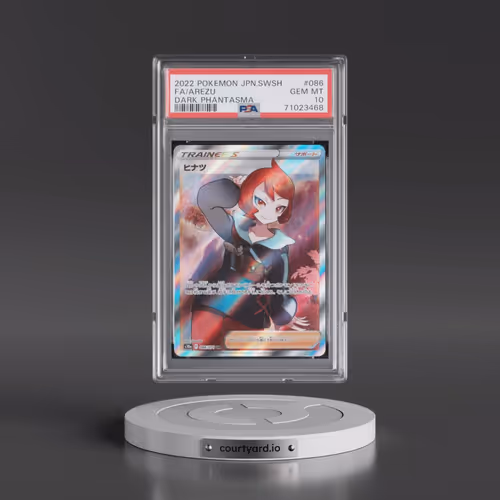 2022 Pokémon Sword & Shield Dark Phantasma #086 Arezu - Full Art (PSA 10 GEM MINT)