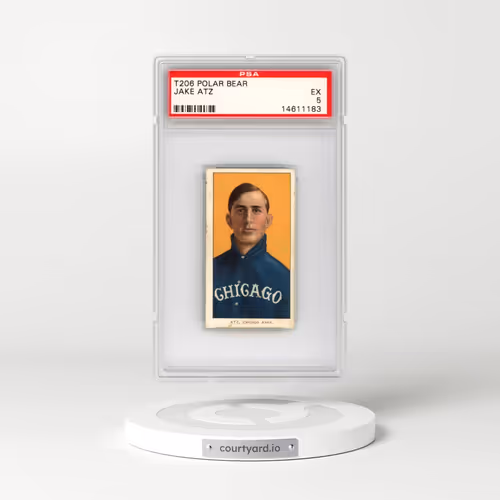 1909 T206 Polar Bear Jake Atz (PSA 5 EX)