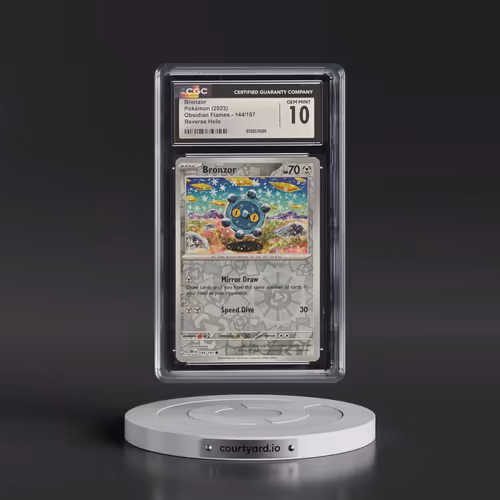 2023 Obsidian Flames - OBF EN #144/197 Bronzor - Reverse Holo (CGC 10 GEM MINT)