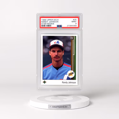 1989 Upper Deck #25 Randy Johnson - Star Rookie (PSA 9 MINT)
