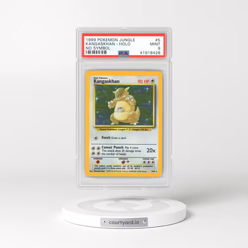 1999 Jungle #5 Kangaskhan - Holo No Symbol (PSA 9 MINT)