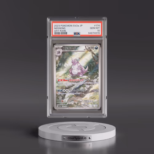 2023 Pokémon Sv2a-Pokémon 151 #174 Nidoking - Art Rare (PSA 10 GEM MINT)