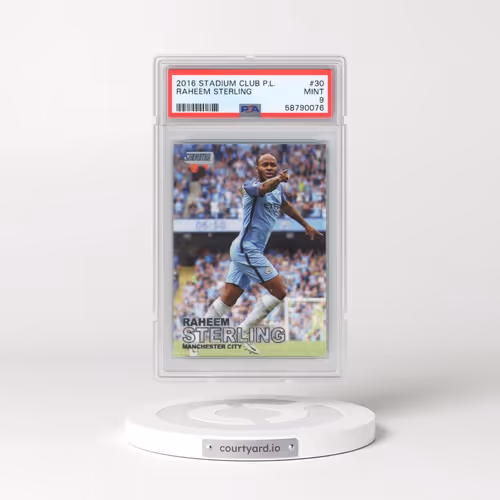 2016 Stadium Club Premier League #30 Raheem Sterling (PSA 9 MINT)