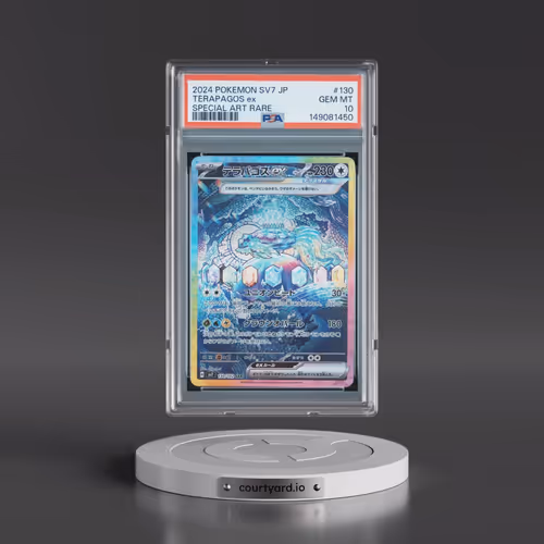 2024 Pokémon SV7-Stellar Miracle #130 Terapagos EX - Holo Special Art Rare (PSA 10 GEM MINT)