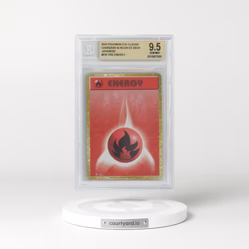 2023 Japanese Charizard and Ho-Oh ex Deck #33 Fire Energy (BGS 9.5 GEM MINT)
